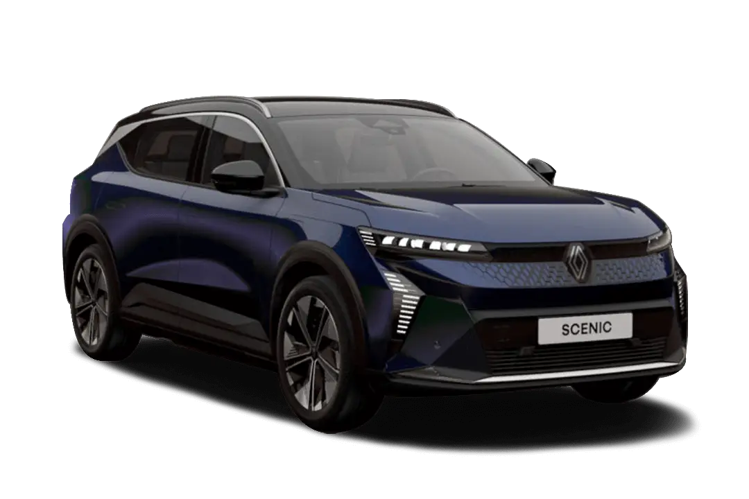 Renault-Scenic-Techno-blå-nocturne-tak-i-svart-étoilé