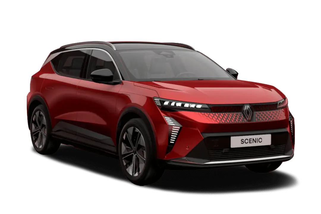 Renault-Scenic-Techno-röd flamme-tak-i-svart-étoilé