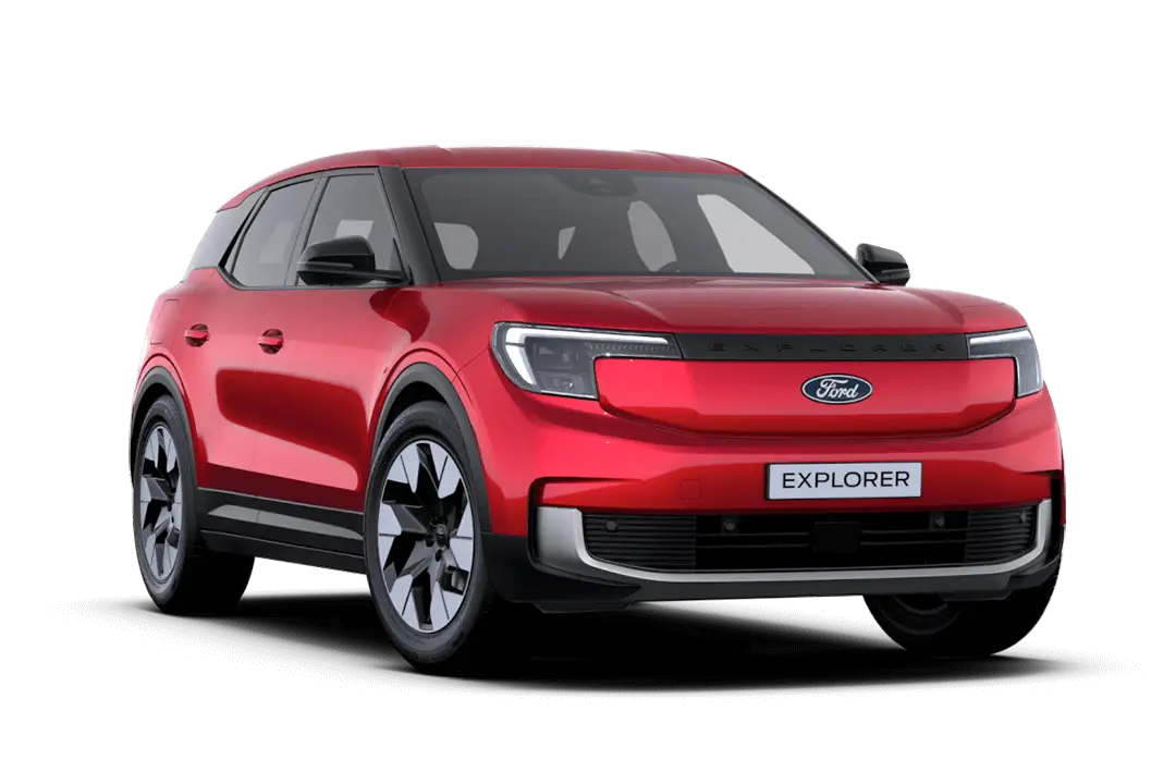 Ford-Explorer-Elektrisk-Lucid-Red