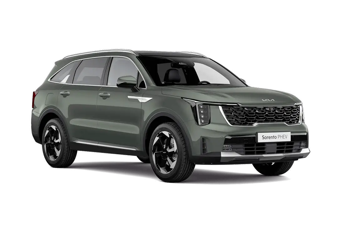 Kia-Sorento-PHEV-Stadsbild-Grön