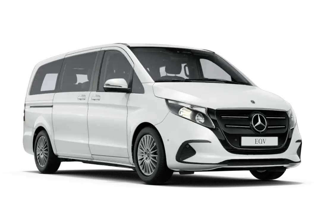 Mercedes-EQV-Lång-Bergkristallvit-metallic