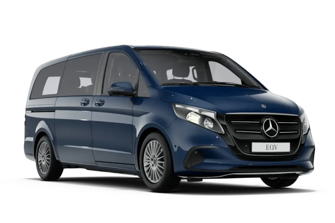 Mercedes-EQV-Lång-Stålblå