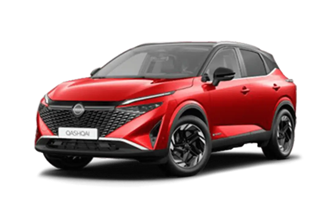 Nissan-Qashqai-N-connecta-sunset-red-black-roof
