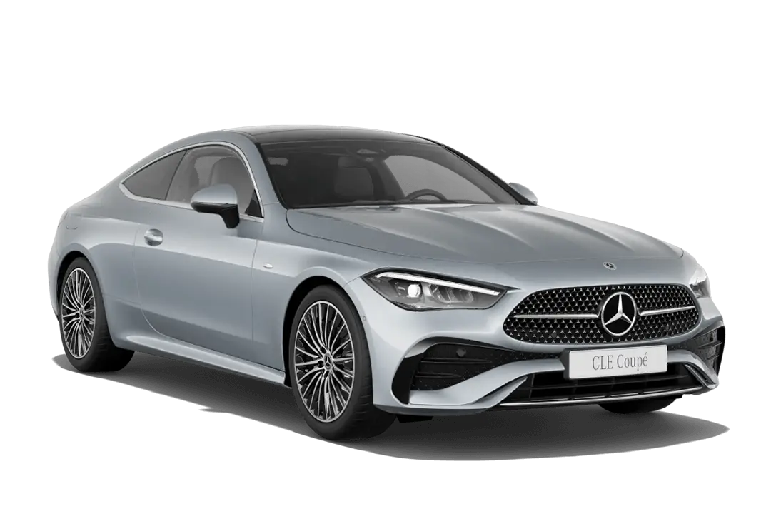 Mercedes-Benz-CLE-300e-AMG-Cupé-High-tech-silver-metallic